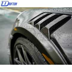 Paktechz Design Dry Carbon Fiber Fender For Porsche 911 992 Turbo S 2019-2023