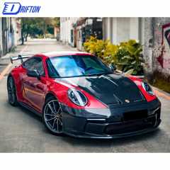 GT3 Style Full Dry Carbon Fiber Body Kit For Porsche 911 992 Carrera S 2019-2023