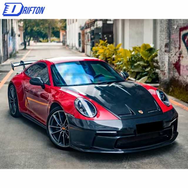GT3 Style Full Dry Carbon Fiber Body Kit For Porsche 911 992 Carrera S 2019-2023