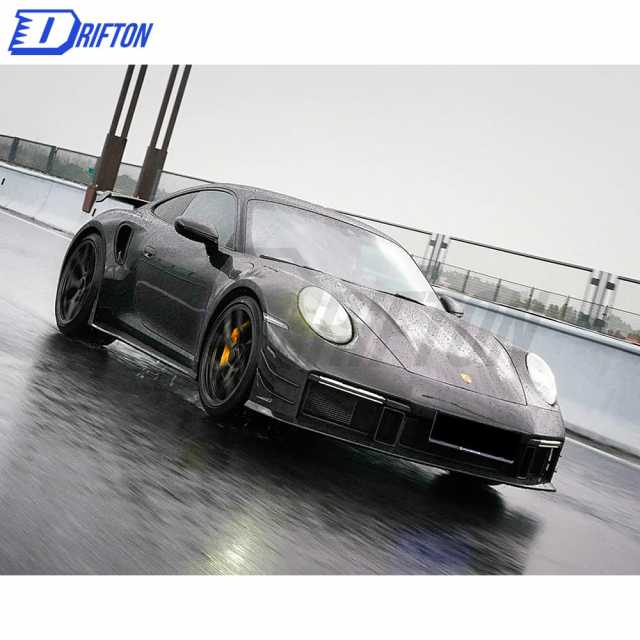 Paktechz Design Dry Carbon Fiber Side Skirt For Porsche 911 992 Turbo S 2019-2023