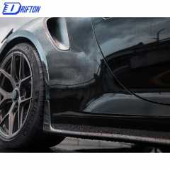 Paktechz Design Dry Carbon Fiber Side Skirt For Porsche 911 992 Turbo S 2019-2023