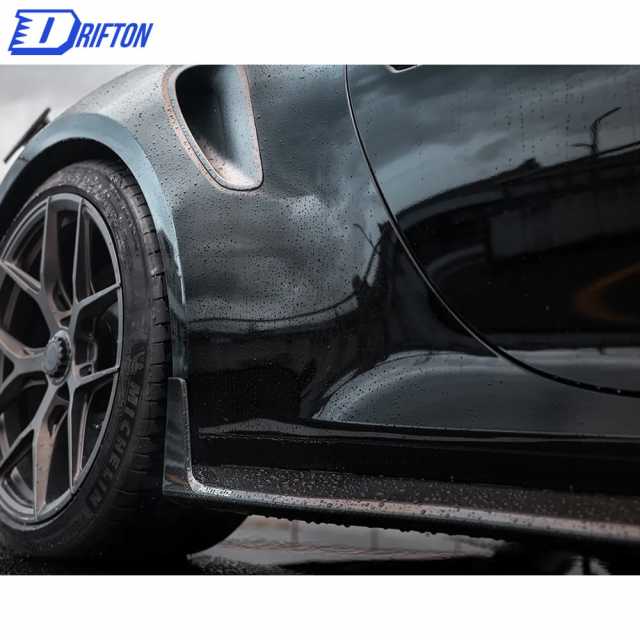 Paktechz Design Dry Carbon Fiber Side Skirt For Porsche 911 992 Turbo S 2019-2023