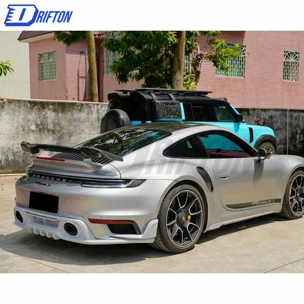 Techart Street R Style Dry Carbon Fiber Body Kit For Porsche 911 992 Turbo S