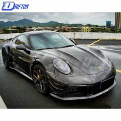 Paktechz Design Dry Carbon Fiber Hood For Porsche 911 992 Turbo S 2019-2023