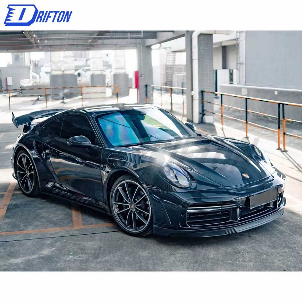 Topcar Stinger Style Dry Carbon Fiber Full Body Kit For Porsche 911 992 Carrera S 2019-2023