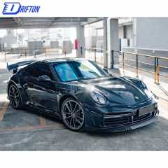 Topcar Stinger Style Dry Carbon Fiber Full Body Kit For Porsche 911 992 Carrera S 2019-2023