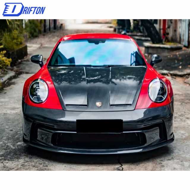 GT3 Style Full Dry Carbon Fiber Body Kit For Porsche 911 992 Carrera S 2019-2023