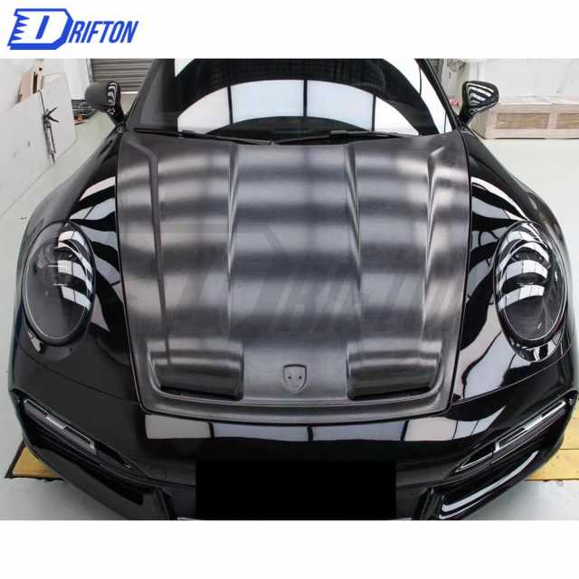 TechArt Style Dry Carbon FIber Hood For Porsche 911 992 Turbo S 2019-2023