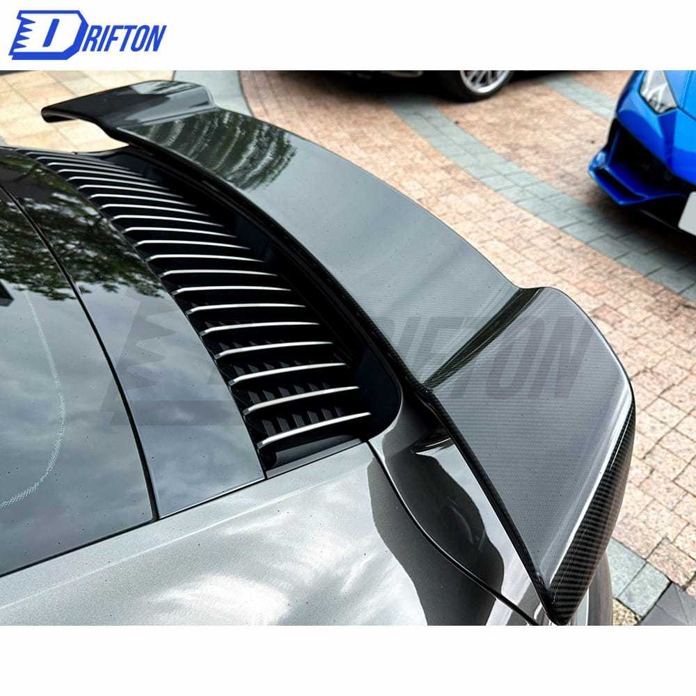 TechArt Style Dry Carbon Fiber Rear Spoiler For Porsche 911 992 Turbo S 2019-2023