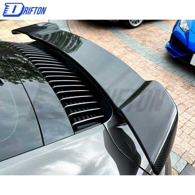 TechArt Style Dry Carbon Fiber Rear Spoiler For Porsche 911 992 Turbo S 2019-2023