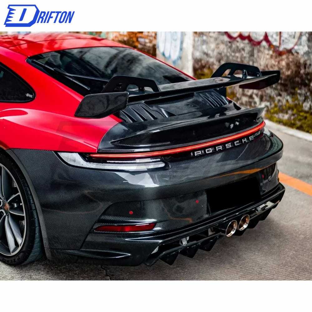 GT3 Style Full Dry Carbon Fiber Body Kit For Porsche 911 992 Carrera S 2019-2023