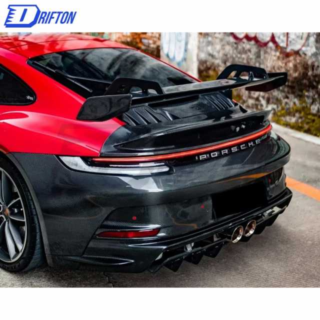 GT3 Style Full Dry Carbon Fiber Body Kit For Porsche 911 992 Carrera S 2019-2023