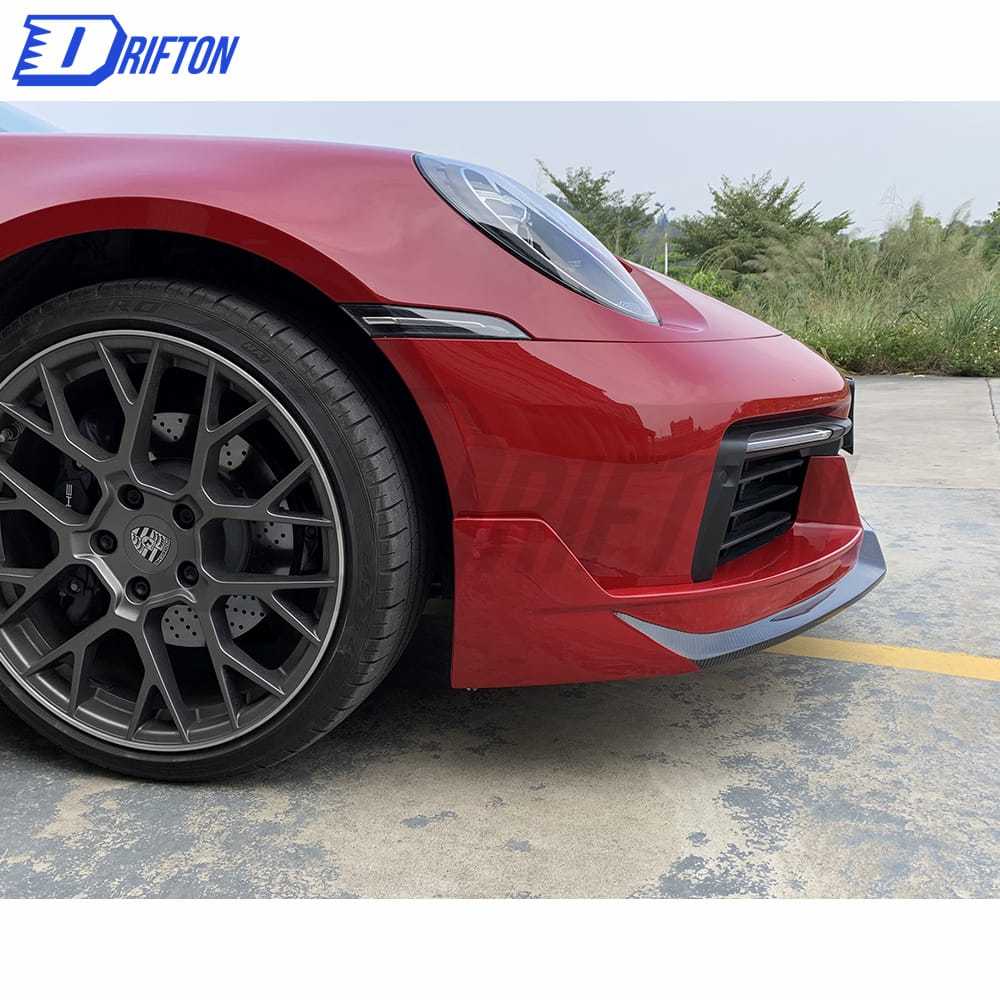 Turbo S Style Dry Carbon Fiber Front Lip For Porsche 911 992 2019-2023