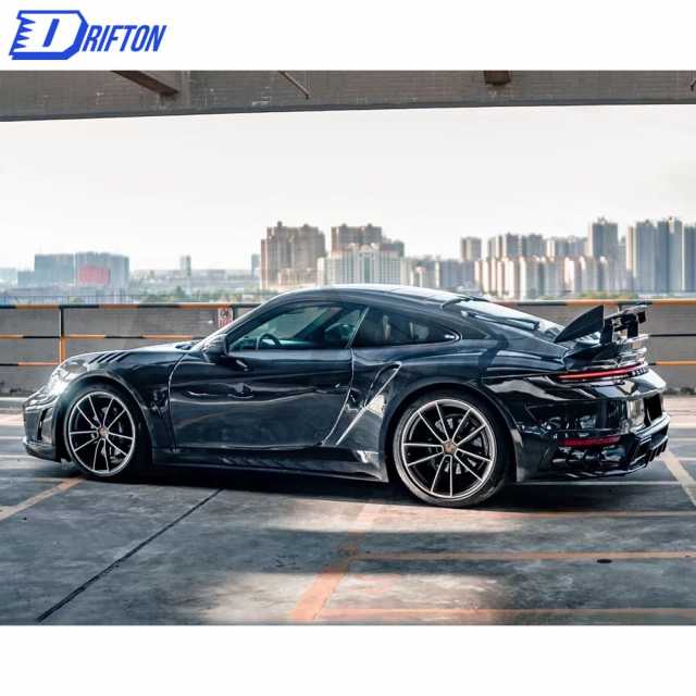 Topcar Stinger Style Dry Carbon Fiber Full Body Kit For Porsche 911 992 Carrera S 2019-2023