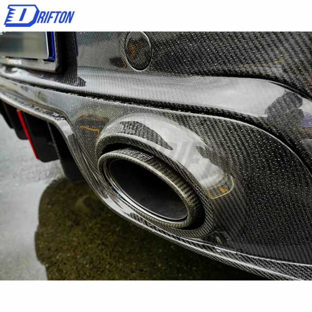 Paktechz Design Dry Carbon Fiber With Portion Primer Rear Bumper For Porsche 911 992 Turbo S 2019-2023