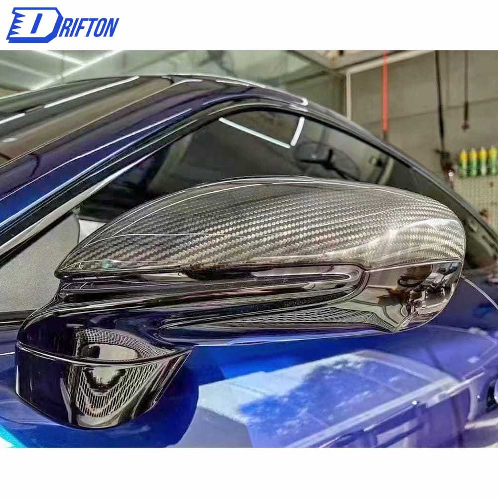 Dry Carbon Fiber Mirror Cover For Porsche Taycan 2019-2020