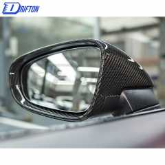 Dry Carbon Fiber Mirror Cover For Porsche Taycan 2019-2023