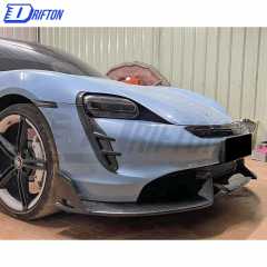 MSY Style Dry Carbon Fiber Front Side Vents For Porsche Taycan Turbo 2019-2020