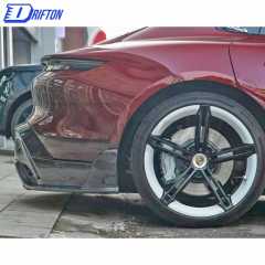 MSY Style Dry Carbon Fiber Rear Diffuser For Porsche Taycan Turbo 2019-2020
