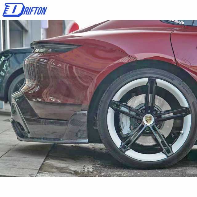 MSY Style Dry Carbon Fiber Rear Diffuser For Porsche Taycan Turbo 2019-2020