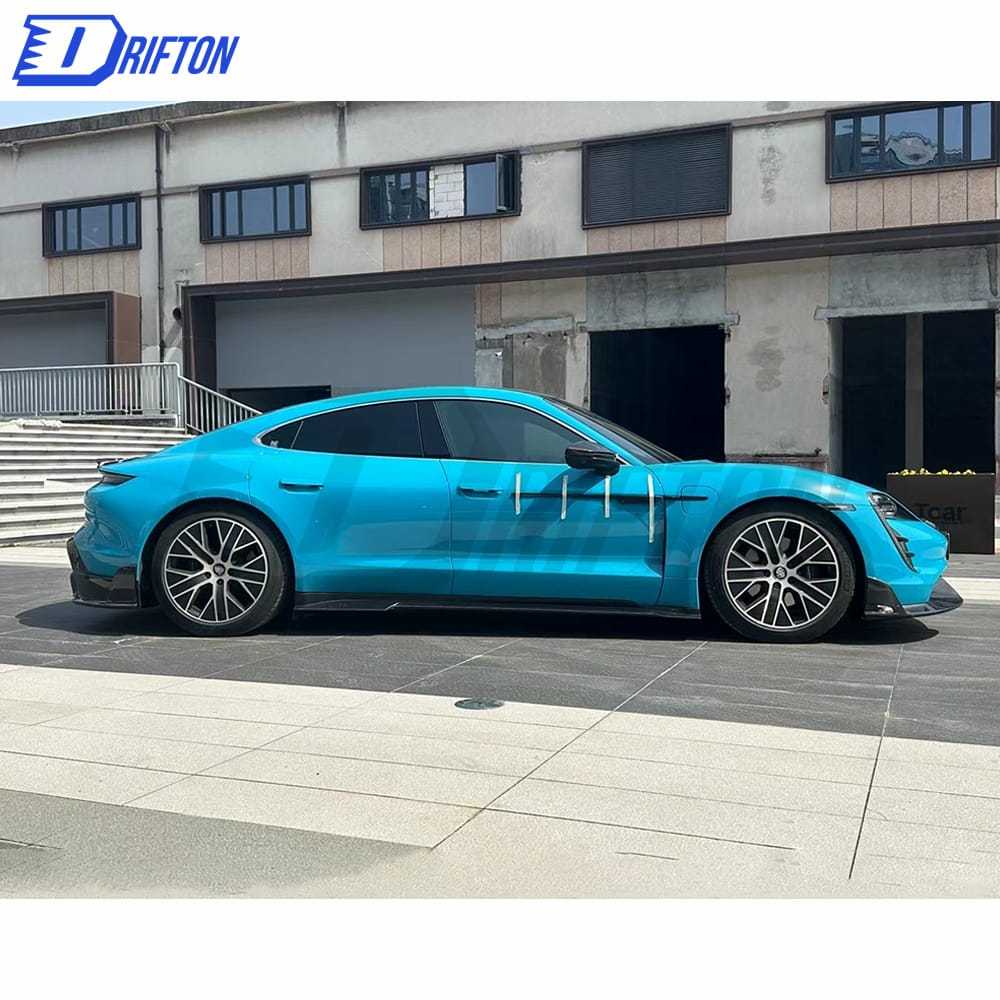 MSY Style Dry Carbon Fiber Side Skirt For Porsche Taycan Turbo 2019-2020
