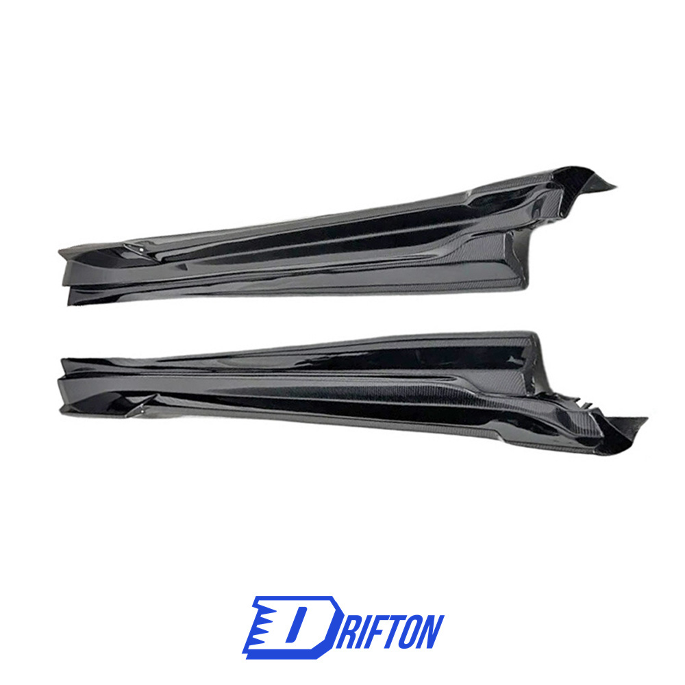 MSY Style Dry Carbon Fiber Side Skirt For Porsche Taycan Turbo 2019-2023