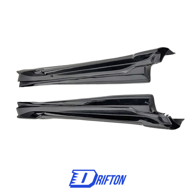 MSY Style Dry Carbon Fiber Side Skirt For Porsche Taycan Turbo 2019-2023