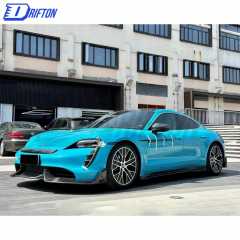 MSY Style Dry Carbon Fiber Side Skirt For Porsche Taycan Turbo 2019-2020