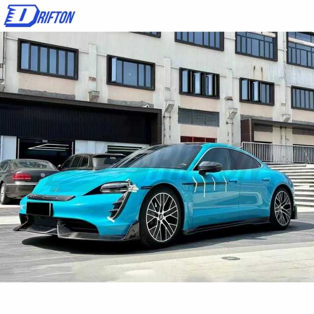 MSY Style Dry Carbon Fiber Side Skirt For Porsche Taycan Turbo 2019-2020