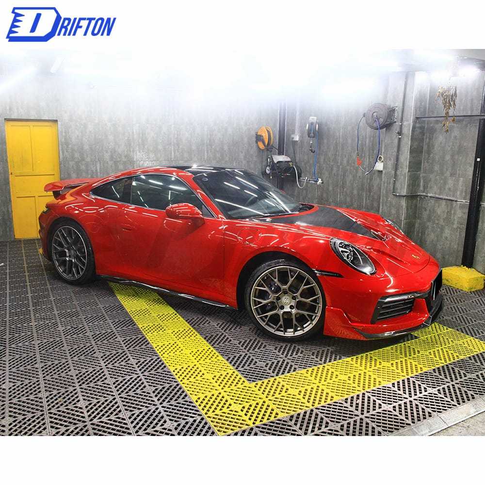Turbo S Style Dry Carbon Fiber Side Skirt For Porsche 911 992 2019-2023