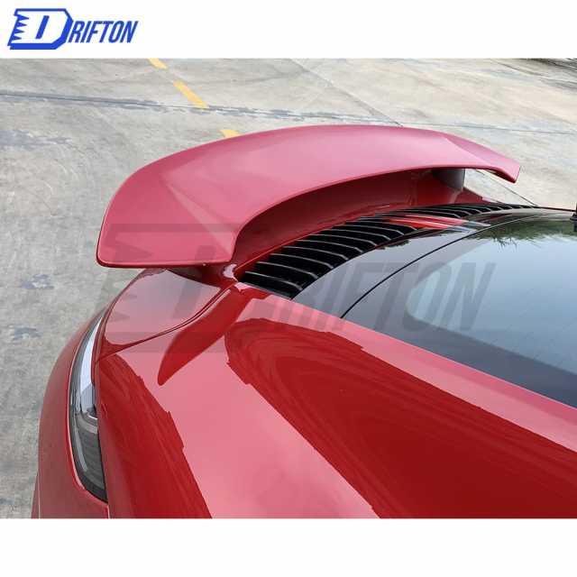 Turbo S Style Dry Carbon Fiber Rear Spoiler Set For Porsche 911 992 2019-2023