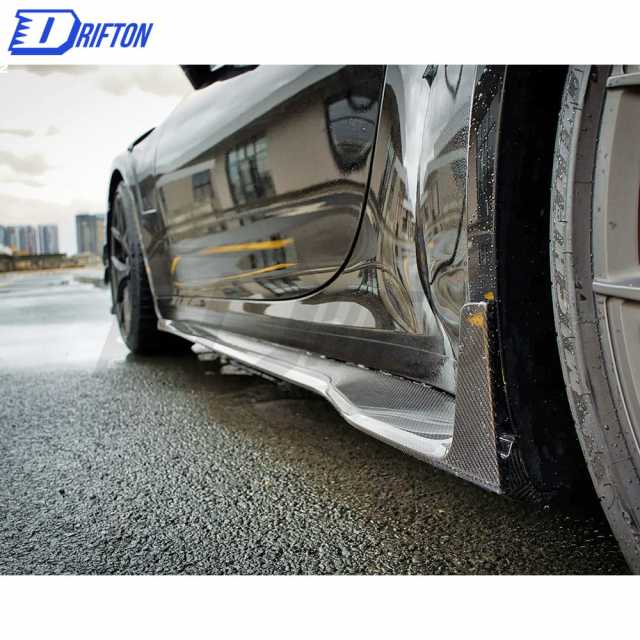 Paktechz Design Dry Carbon Fiber Side Skirt For Porsche 911 992 Turbo S 2019-2023