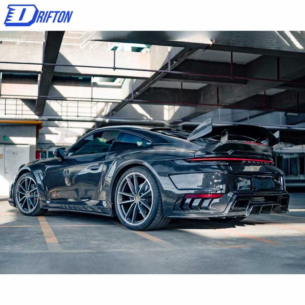 Topcar Stinger Style Dry Carbon Fiber Full Body Kit For Porsche 911 992 Carrera S 2019-2023