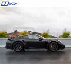 Paktechz Design Dry Carbon Fiber With Portion Primer Rear Bumper For Porsche 911 992 Turbo S 2019-2023