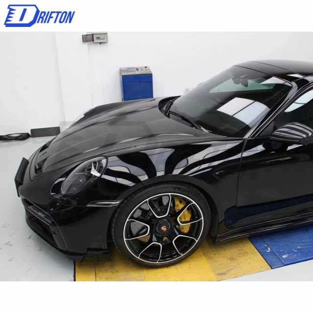TechArt Style Dry Carbon FIber Hood For Porsche 911 992 Turbo S 2019-2023