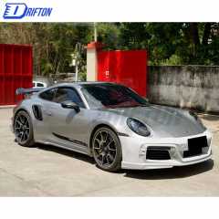Techart Street R Style Dry Carbon Fiber Body Kit For Porsche 911 992 Turbo S