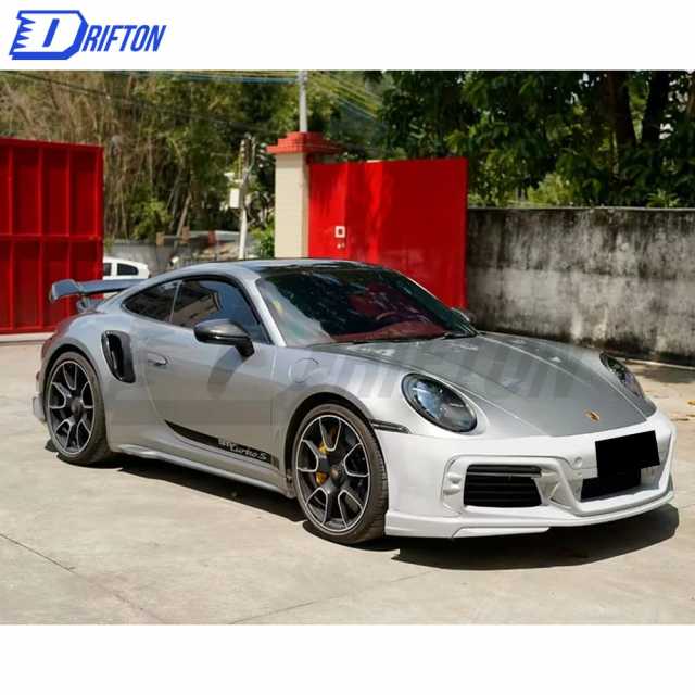 Techart Street R Style Dry Carbon Fiber Body Kit For Porsche 911 992 Turbo S