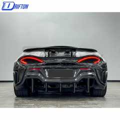 600LT Style Dry Carbon Fiber Rear Spoiler For Mclaren570S 2015-2020