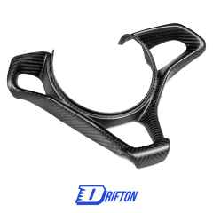 OEM Style Dry Carbon Fiber Steering Wheel Trim Cover For McLaren 570S 600LT 2015-2020