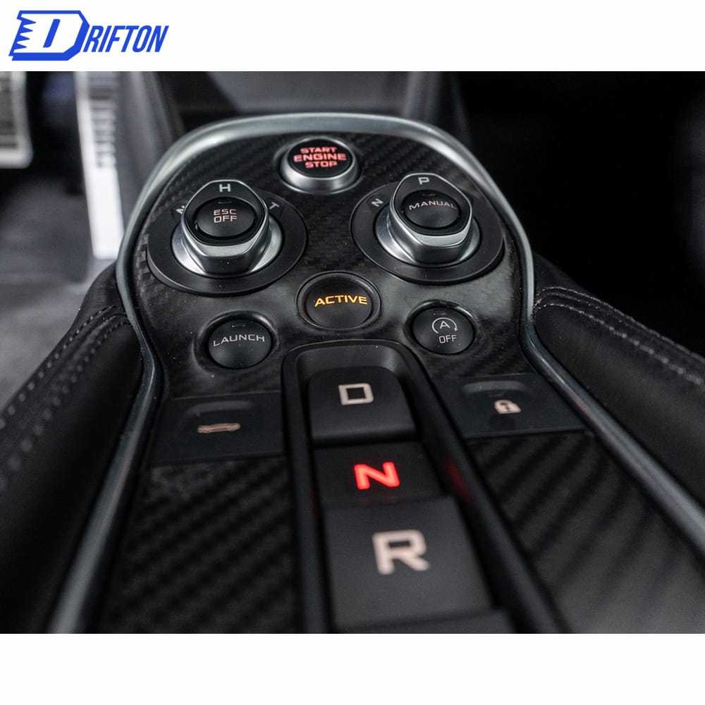 OEM Style Dry Carbon Fiber Interiors Gearshift Panel For McLaren 570S 600LT 2015-2020
