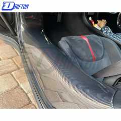 600LT Style Dry Carbon Fiber Door Step Sill Panels For Mclaren 570S 570GT 2015-2020