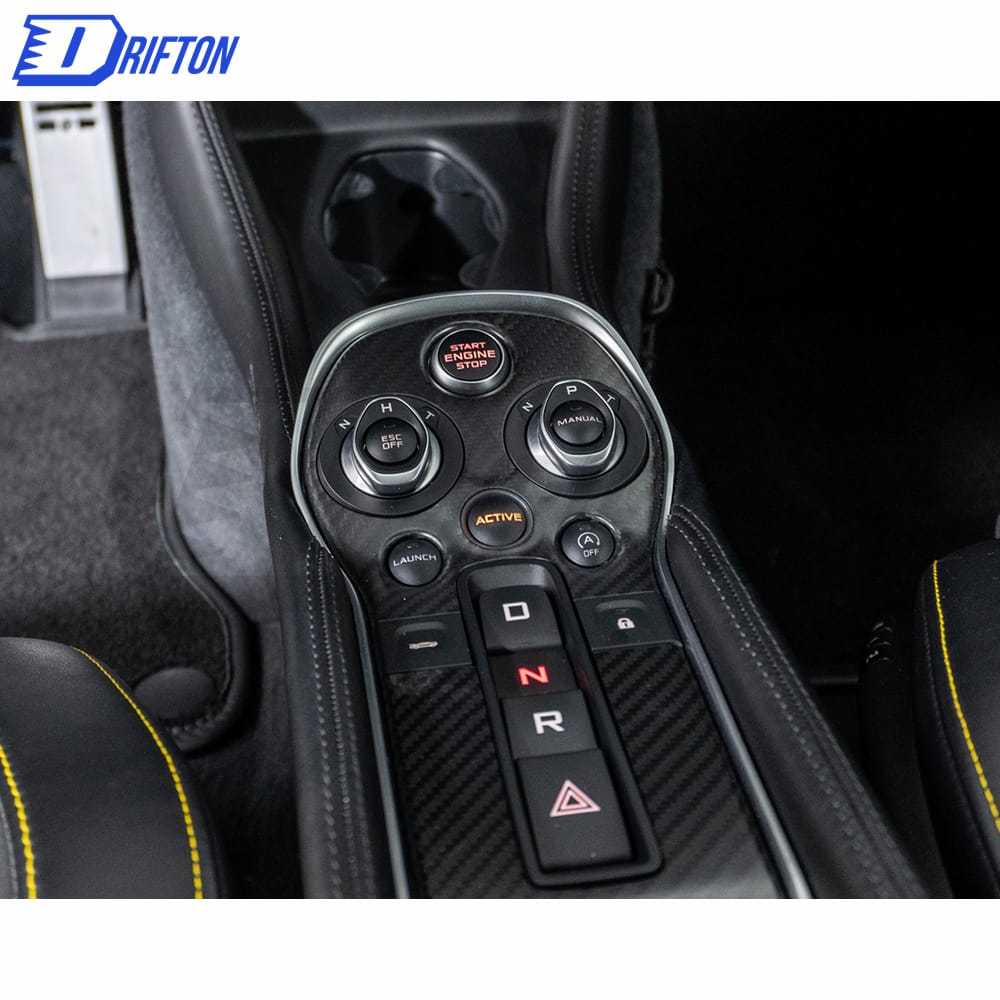 OEM Style Dry Carbon Fiber Interiors Gearshift Panel For McLaren 570S 600LT 2015-2020