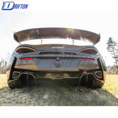 GT4 Style Dry Carbon Fiber Rear Spoiler GT Wing For Mclaren 570S 570GT 2015-2020