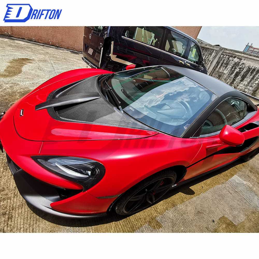 Novitec Style Half Dry Carbon Fiber Hood For Mclaren 570S 570GT 600LT 2015-2020