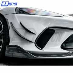 Dry Carbon Fiber Front Bumper Canards For Mclaren GT