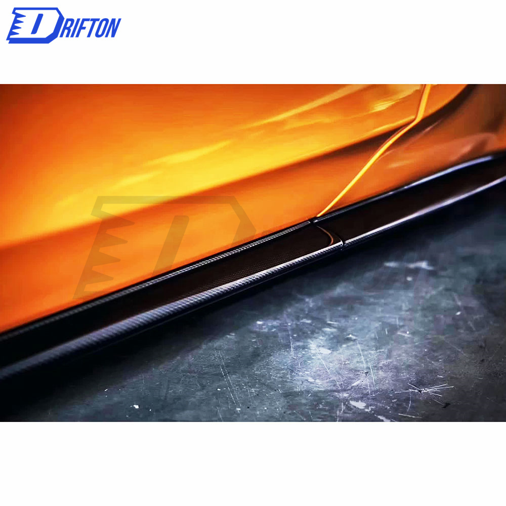 OEM Style Dry Carbon Fiber Side Skirt For Mclaren 570S 2015-2020