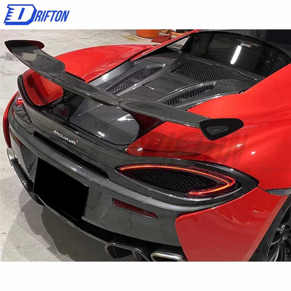 MSO Style Dry Carbon Fiber Rear Spoiler GT Wing For Mclaren 570S 570GT 2015-2020