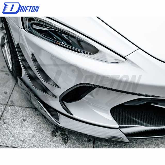 Dry Carbon Fiber Front Bumper Canards For Mclaren GT