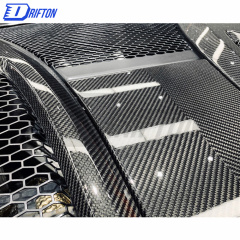 OEM Style Dry Carbon Fiber Rear Engine Hood Cover For Mclaren 570S 2015-2020