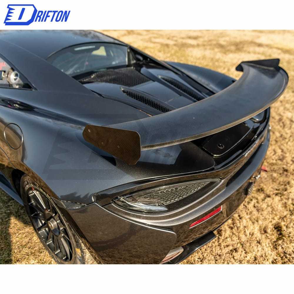 GT4 Style Dry Carbon Fiber Rear Spoiler GT Wing For Mclaren 570S 570GT 2015-2020